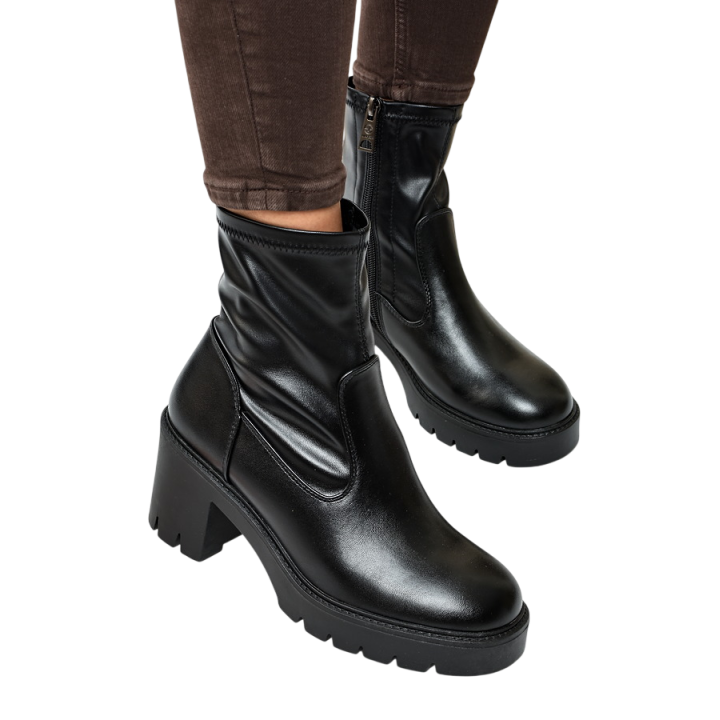 Botki damskie Vinceza 58672 Czarne