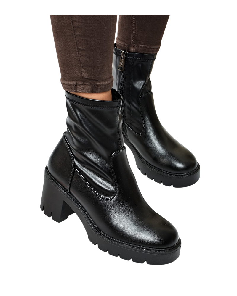 Botki damskie Vinceza 58672 Czarne