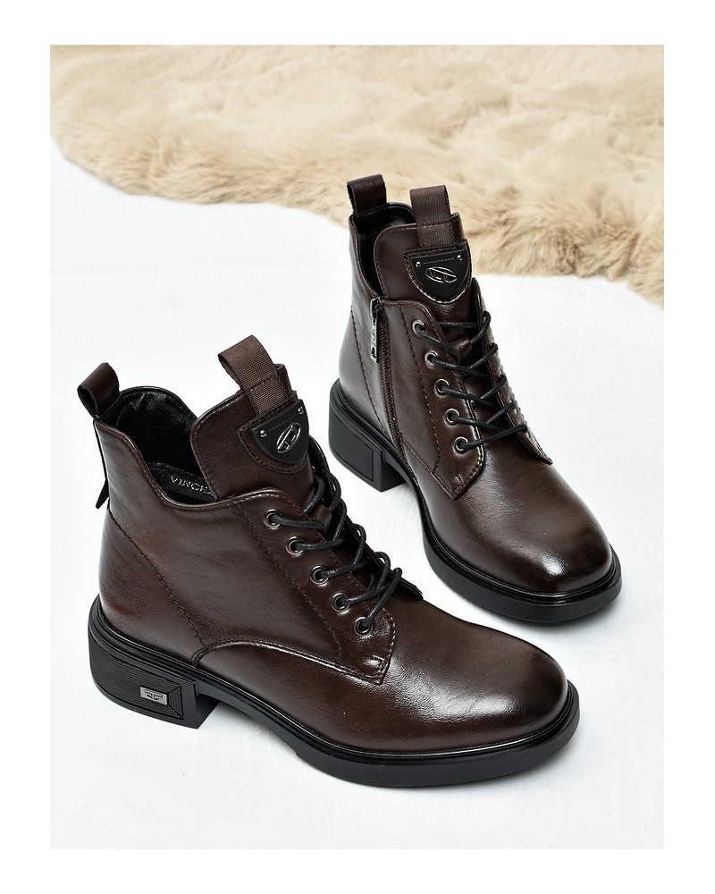 Botki damskie Vinceza 133145 Coffee