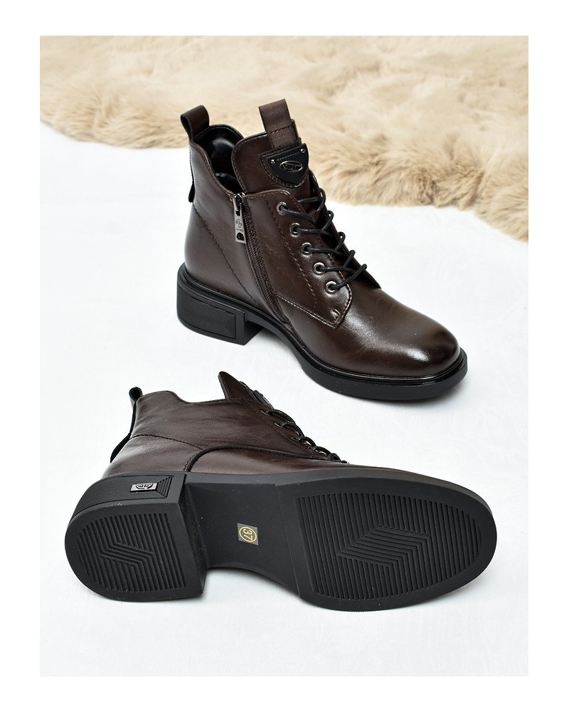 Botki damskie Vinceza 133145 Coffee