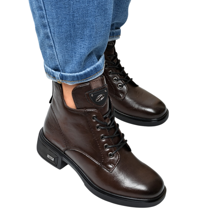 Botki damskie Vinceza 133145 Coffee