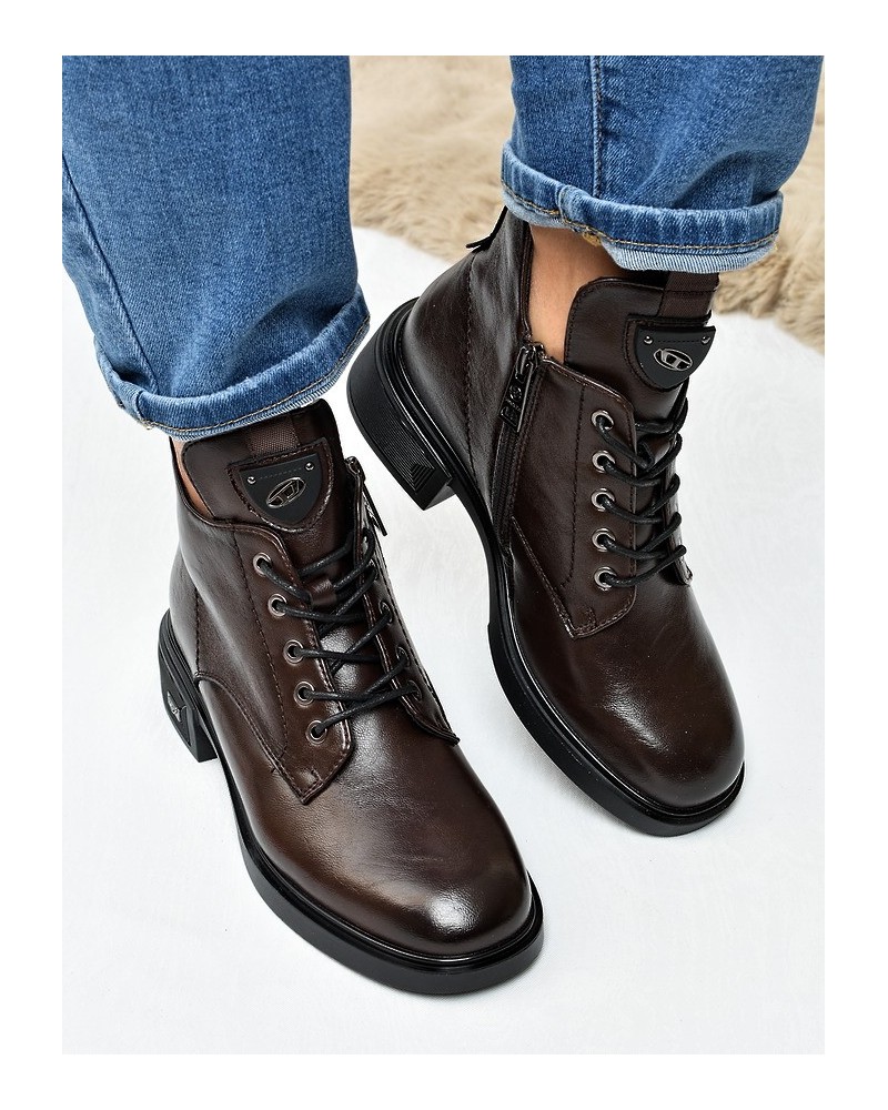 Botki damskie Vinceza 133145 Coffee