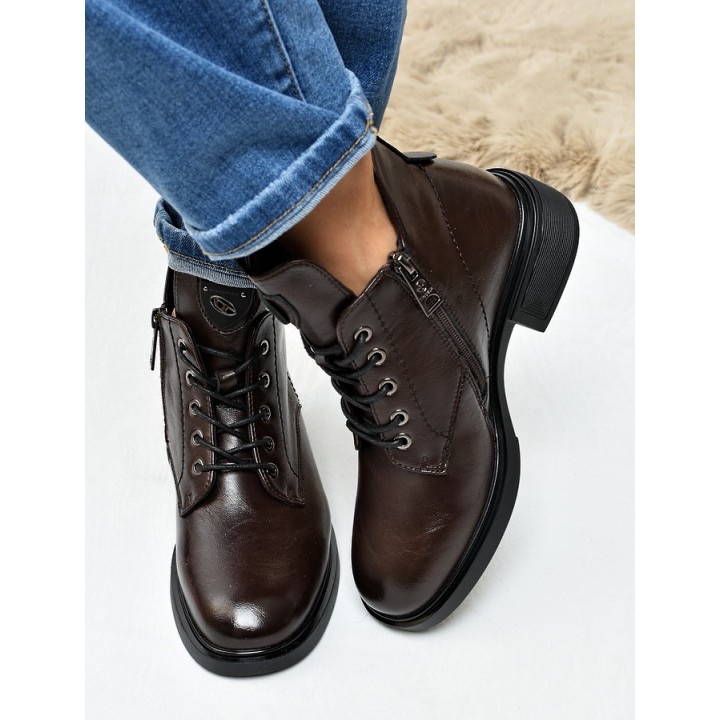 Botki damskie Vinceza 133145 Coffee