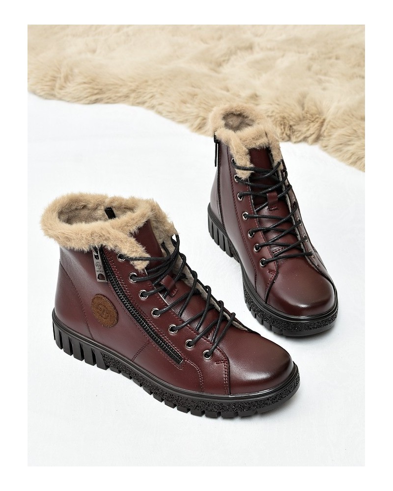 Trzewiki damskie Vinceza 133123 Bordo