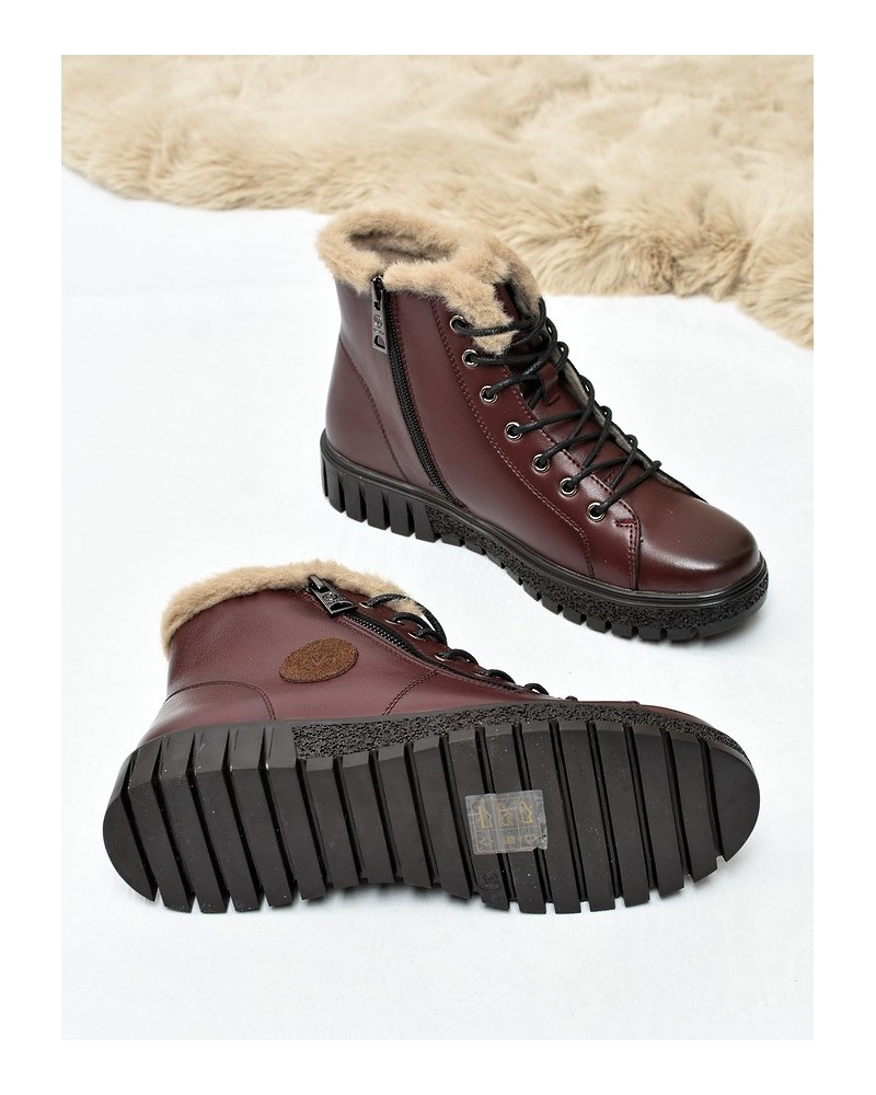 Trzewiki damskie Vinceza 133123 Bordo