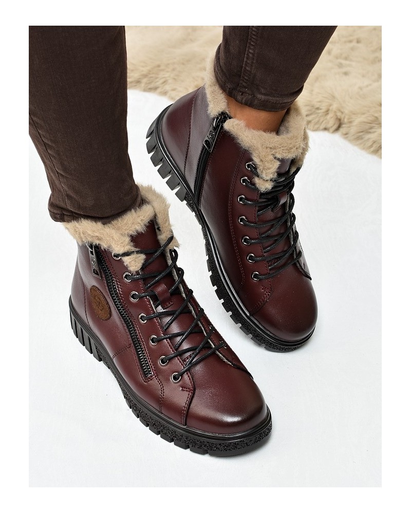 Trzewiki damskie Vinceza 133123 Bordo