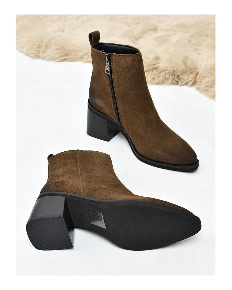 Botki damskie Vinceza 133100 Khaki
