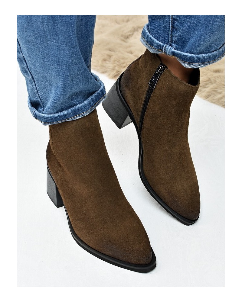 Botki damskie Vinceza 133100 Khaki