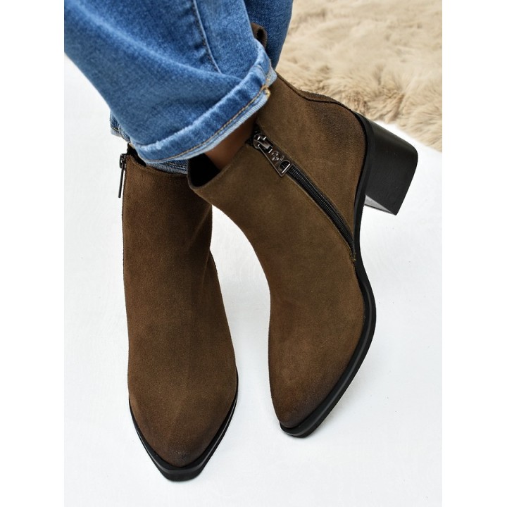Botki damskie Vinceza 133100 Khaki