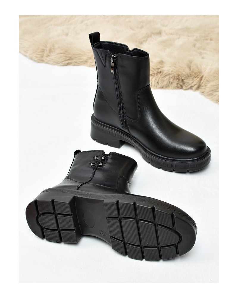Botki damskie Skotnicki B-3-1506 Czarne