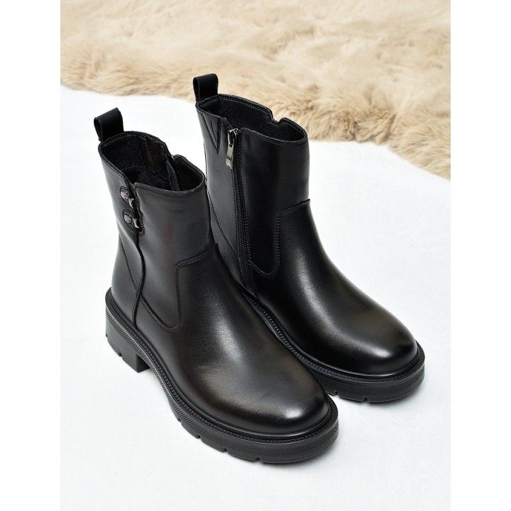 Botki damskie Skotnicki B-3-1506 Czarne