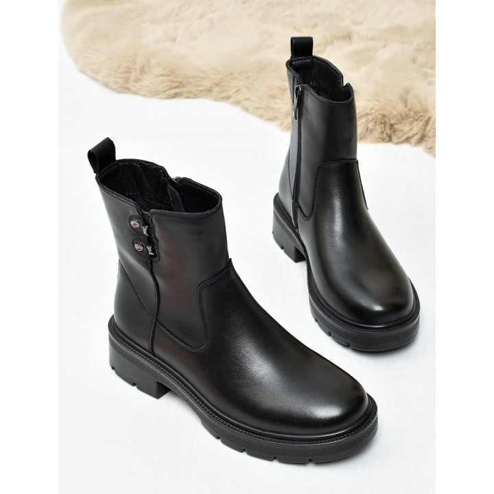 Botki damskie Skotnicki B-3-1506 Czarne