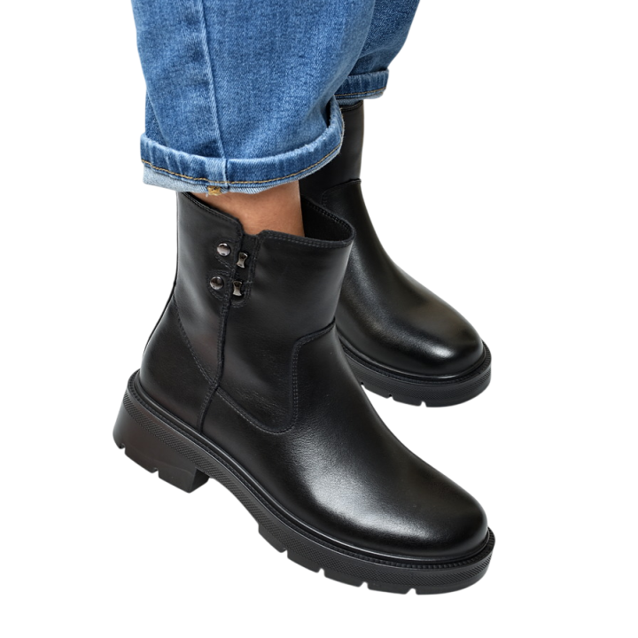 Botki damskie Skotnicki B-3-1506 Czarne