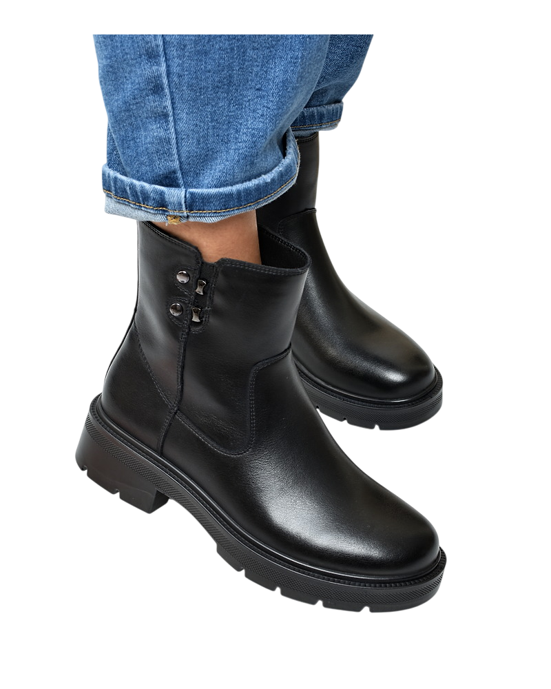 Botki damskie Skotnicki B-3-1506 Czarne