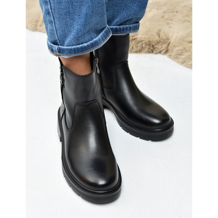 Botki damskie Skotnicki B-3-1506 Czarne