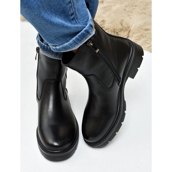 Botki damskie Skotnicki B-3-1506 Czarne