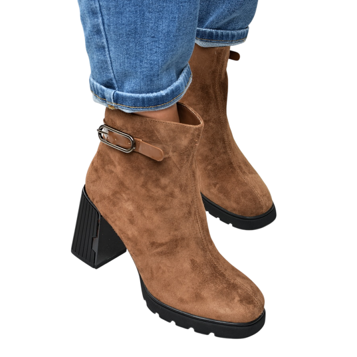 Botki damskie Vinceza 91172 Camel