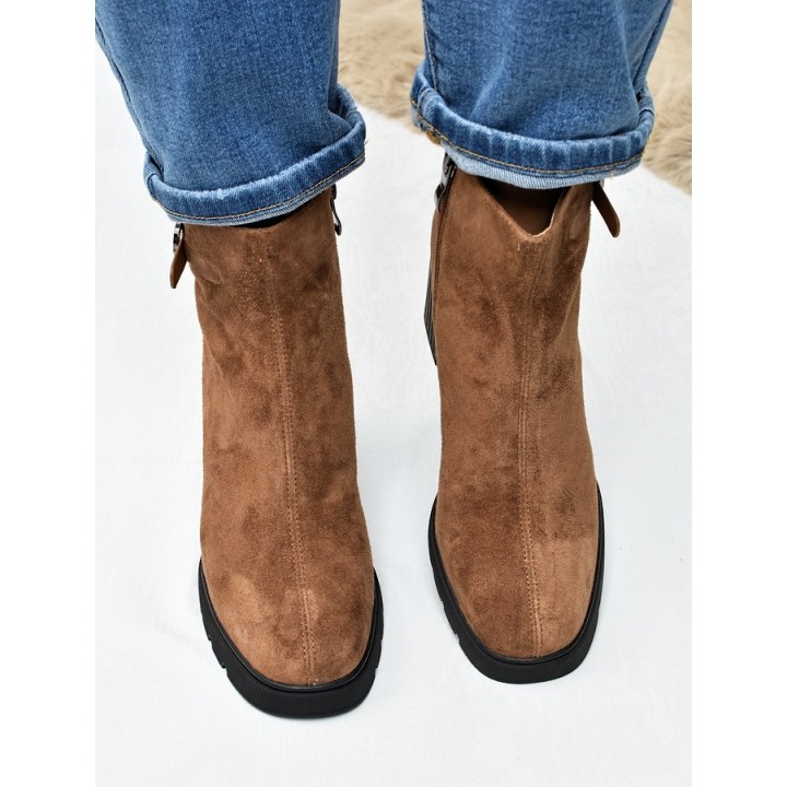 Botki damskie Vinceza 91172 Camel