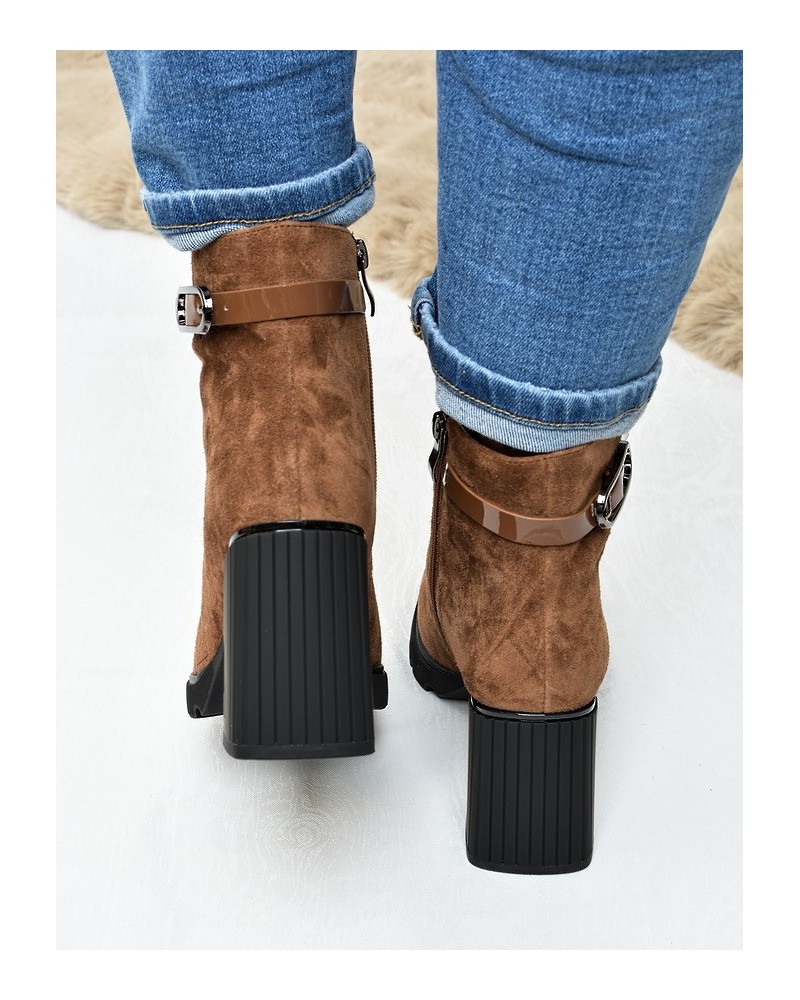Botki damskie Vinceza 91172 Camel