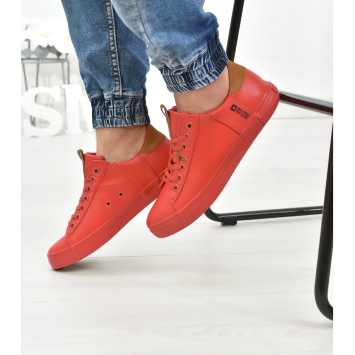 Trampki Męskie Big Star GG174027 - Czerwone