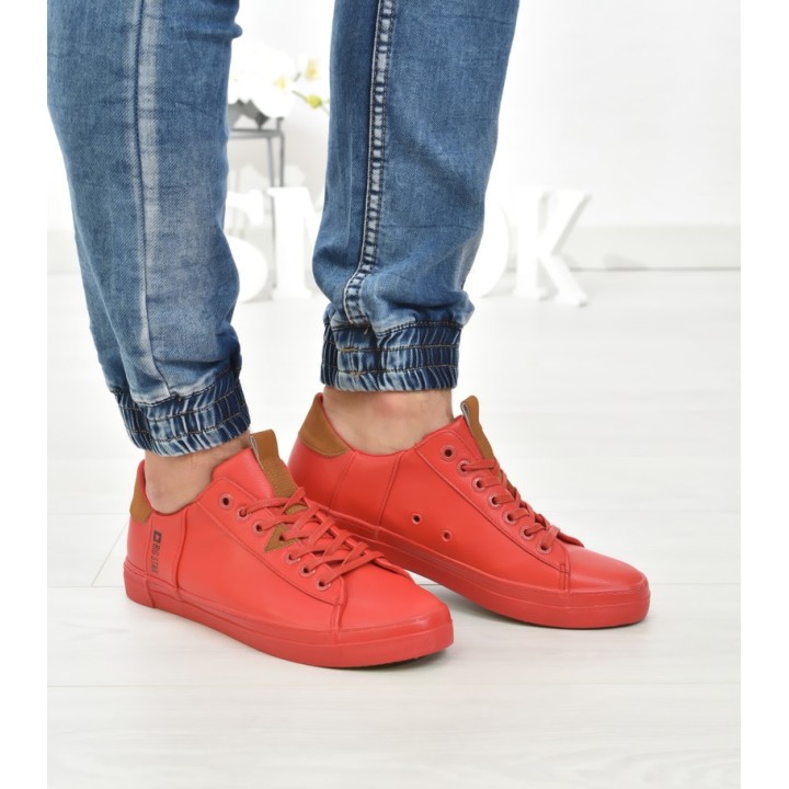Trampki Męskie Big Star GG174027 - Czerwone