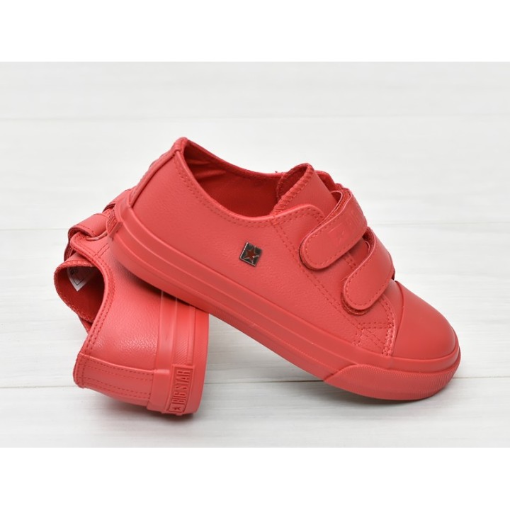 Trampki Dziecięce na rzepy Big Star GG374012 - Czerwone