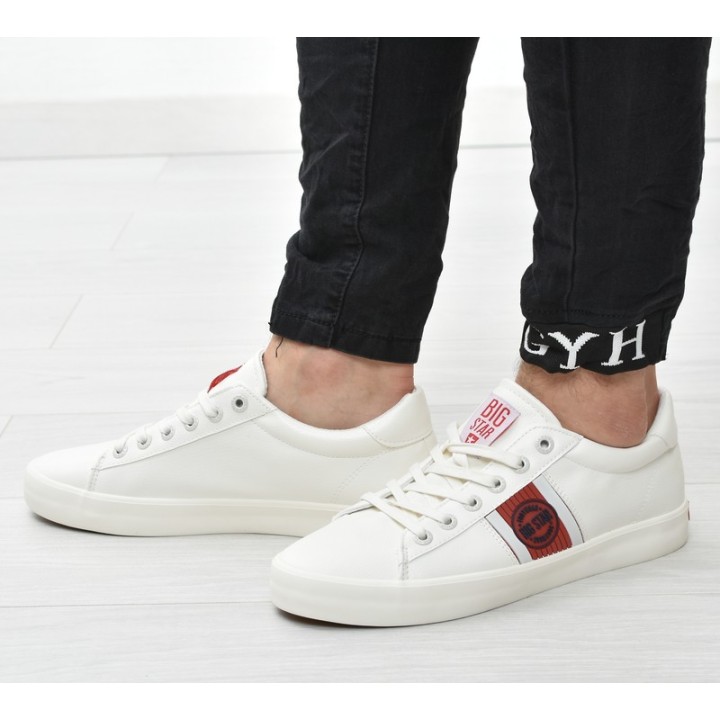 Trampki Męskie Big Star GG174112 - Białe