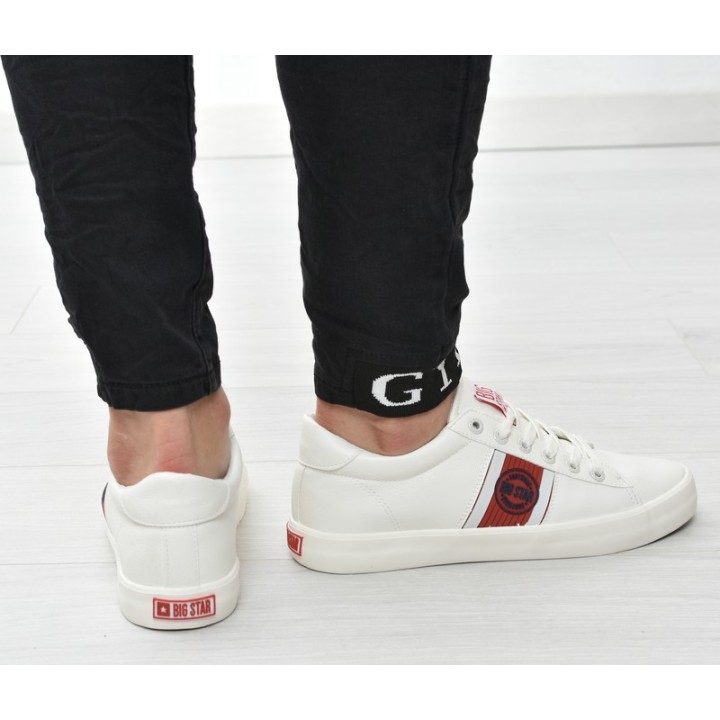 Trampki Męskie Big Star GG174112 - Białe