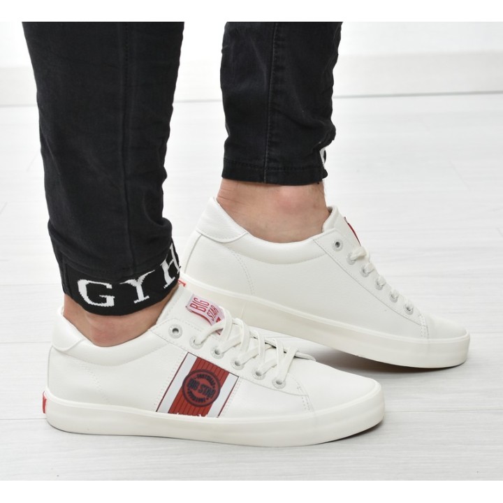 Trampki Męskie Big Star GG174112 - Białe