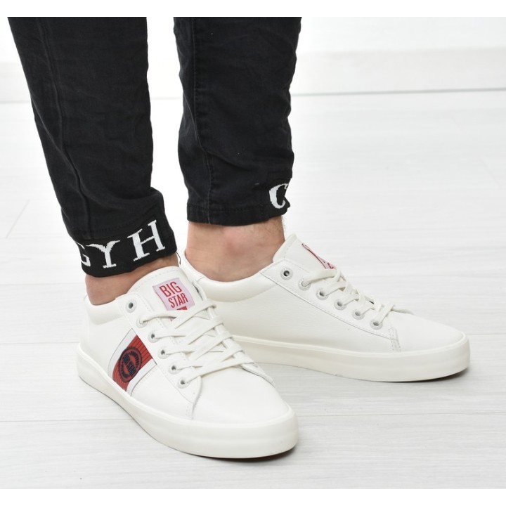 Trampki Męskie Big Star GG174112 - Białe