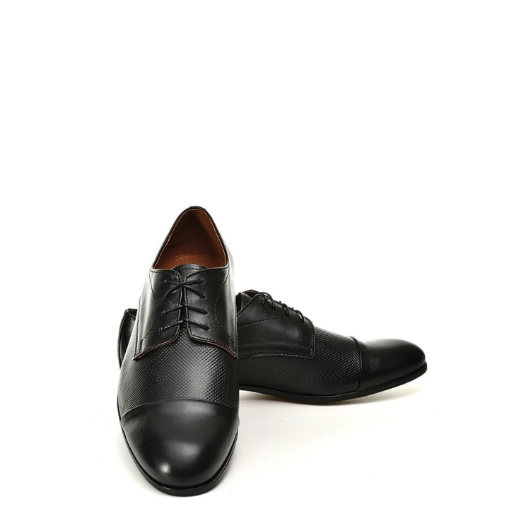 Półbut AGDA -CASUAL 1025 czarny